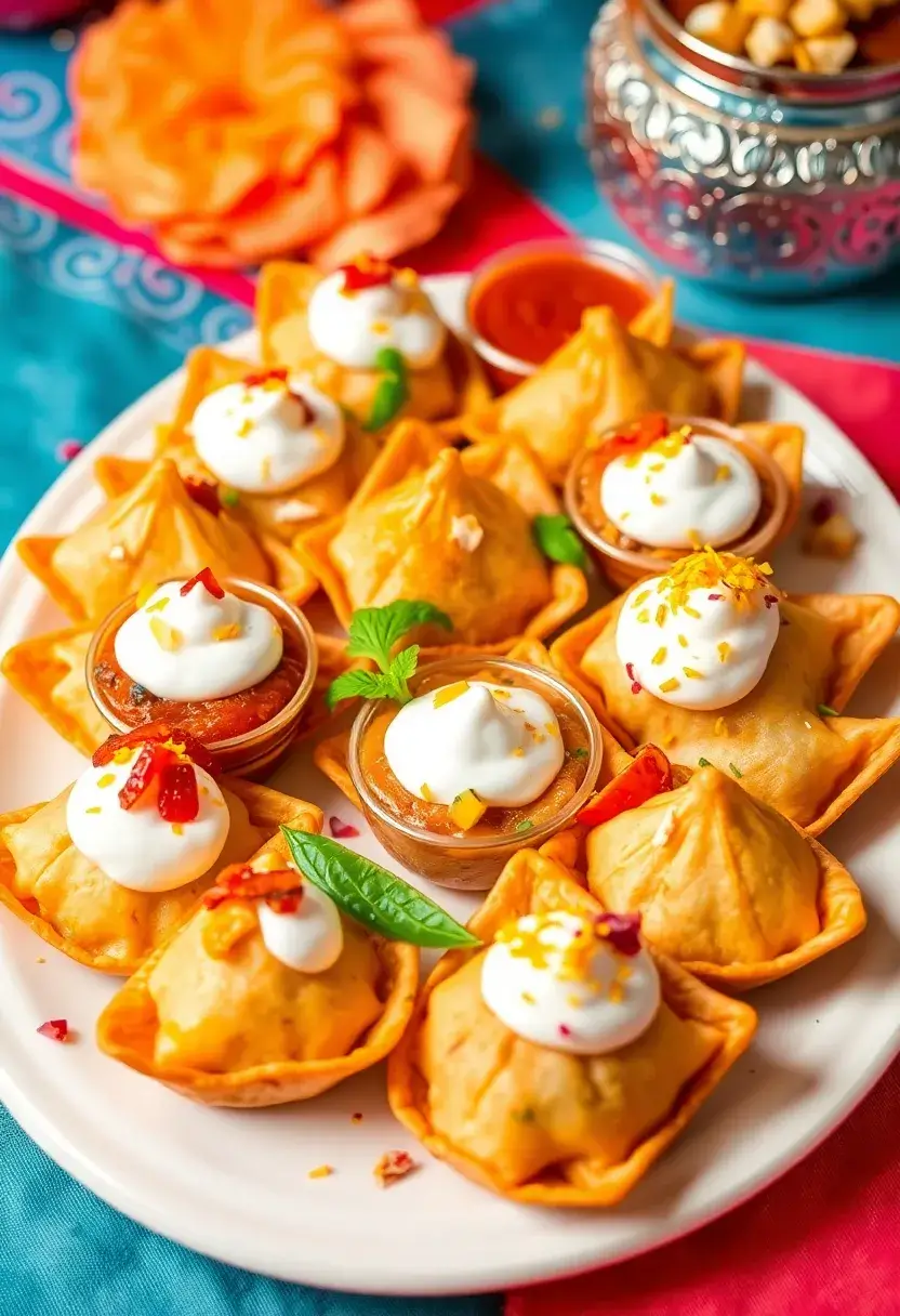 27 No Cook Indian Recipes Without Fire For Kids And Parties 12 27 No Cook Indian Recipes Without Fire For Kids And Parties - 12. Mini Samosa Chaat