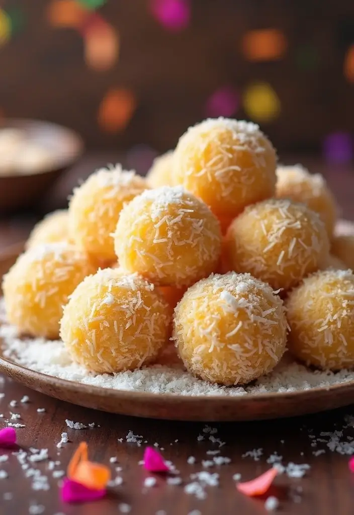 27 No Cook Indian Recipes Without Fire For Kids And Parties 13 27 No Cook Indian Recipes Without Fire For Kids And Parties - 13. Coconut Ladoo