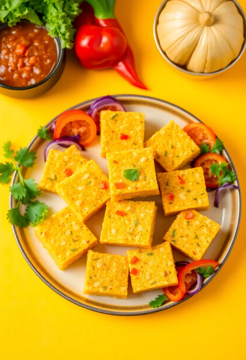 27 No Cook Indian Recipes Without Fire For Kids And Parties 19 27 No Cook Indian Recipes Without Fire For Kids And Parties - 19. Crunchy Besan Dhokla