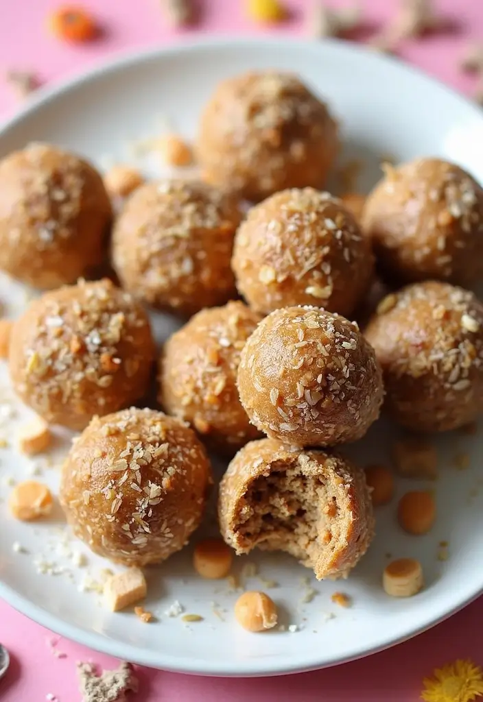 27 No Cook Indian Recipes Without Fire For Kids And Parties 6 27 No Cook Indian Recipes Without Fire For Kids And Parties - 6. Nutty Coconut Energy Balls