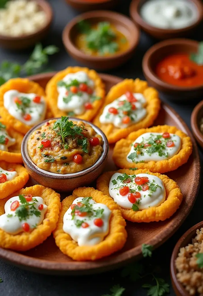 27 No Cook Indian Recipes Without Fire For Kids And Parties 7 27 No Cook Indian Recipes Without Fire For Kids And Parties - 7. Dahi Puri with Yogurt