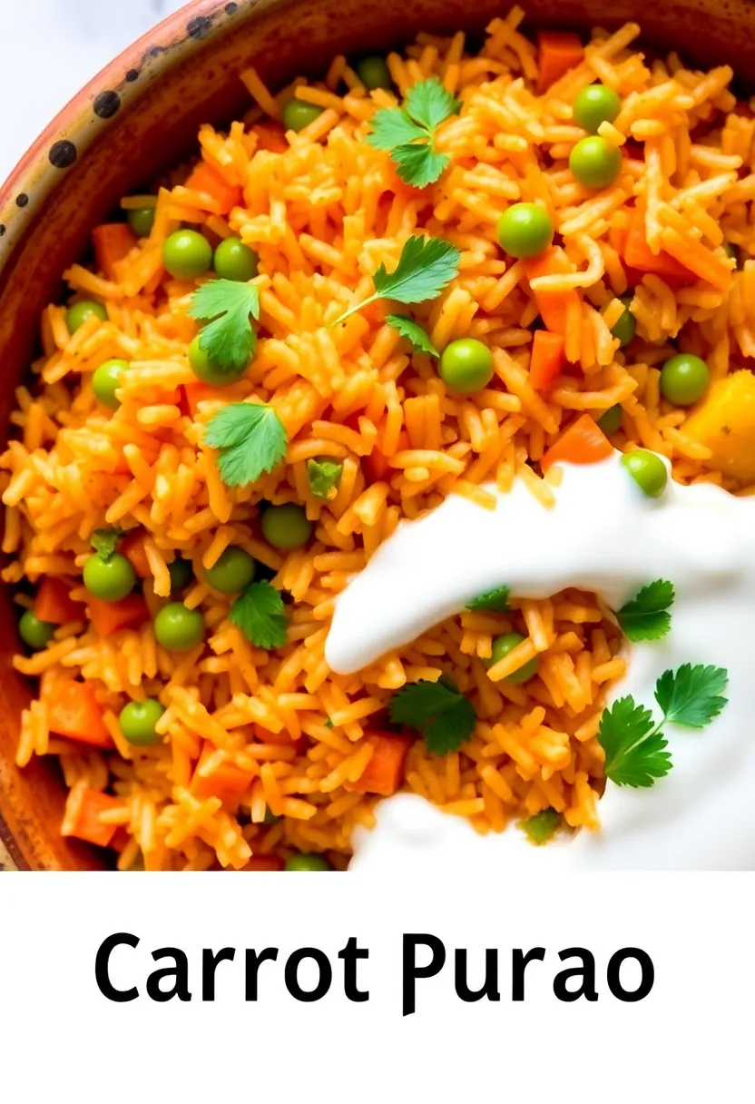 27 Oil Free Indian Recipes That Are Shockingly Tasty - 14. Carrot and Pea Pulao