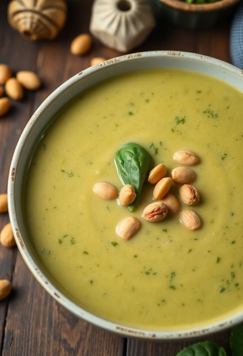 27 Oil Free Indian Recipes That Are Shockingly Tasty - 18. Spinach and Peanut Soup