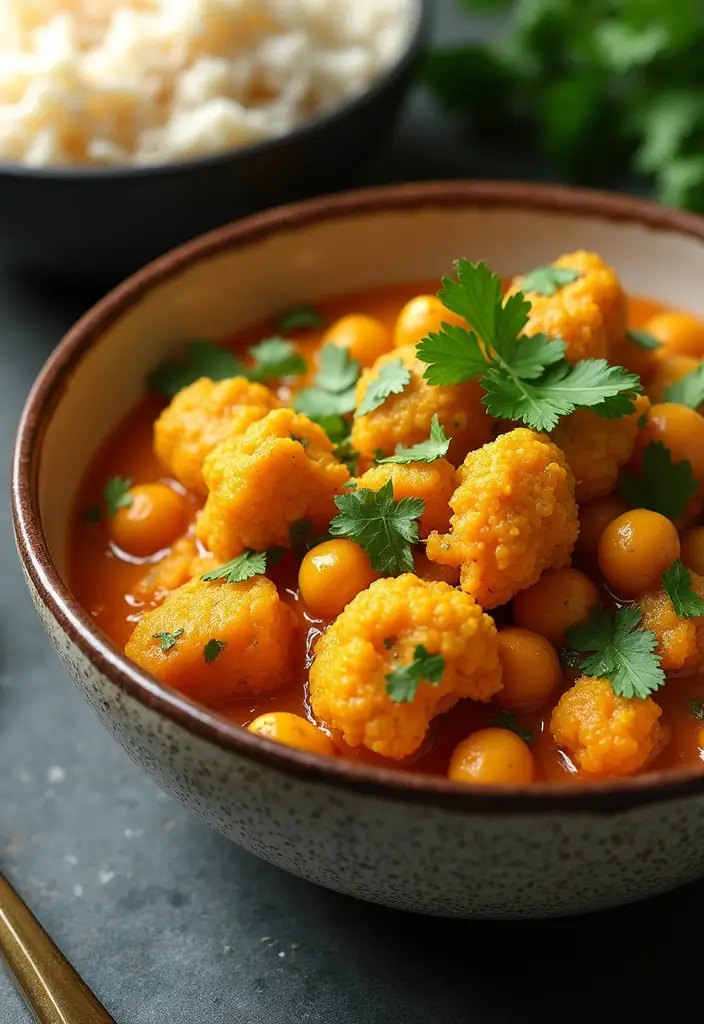 27 Oil Free Indian Recipes That Are Shockingly Tasty - 2. Chickpea and Cauliflower Curry