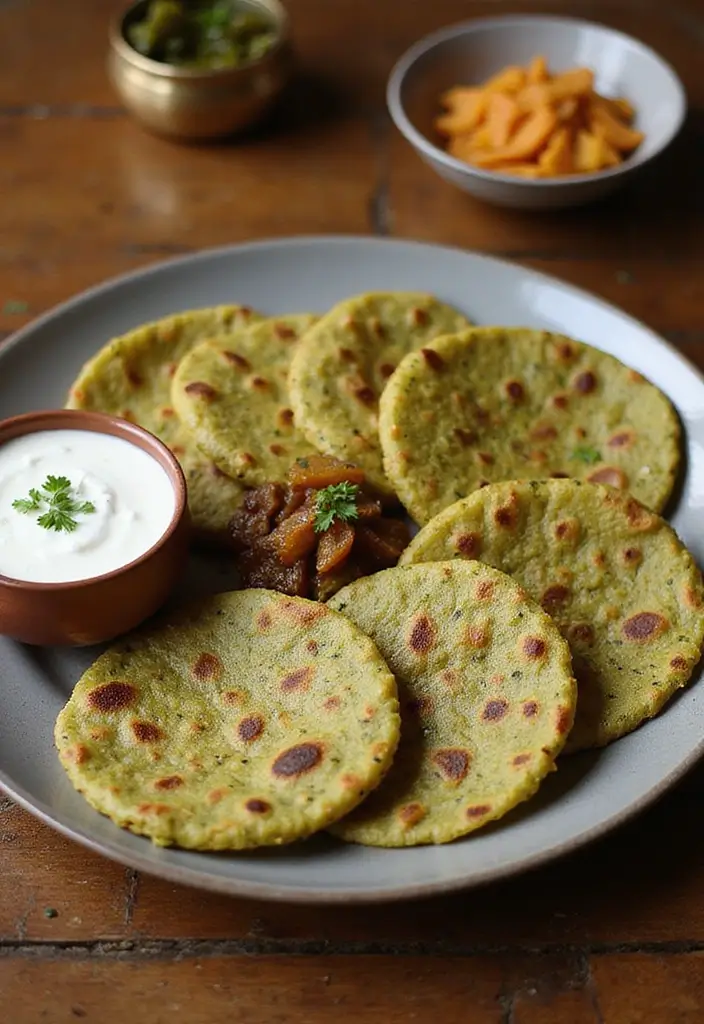 30 Authentic South Indian Lunch Recipes You Can’t Miss 18 30 Authentic South Indian Lunch Recipes You Can’t Miss - 18. Methi Thepla