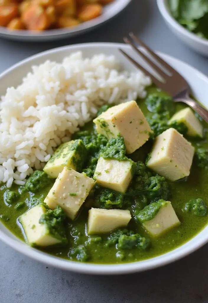 30 Dairy Free Indian Recipes That Taste Just As Good 7 30 Dairy Free Indian Recipes That Taste Just As Good - 7. Palak Tofu (Spinach Tofu)