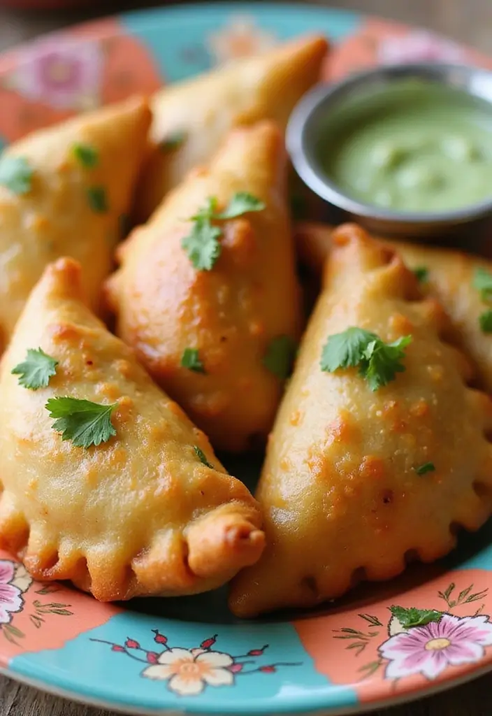 30 Easy Indian Air Fryer Recipes: Crispy And Healthy 1 30 Easy Indian Air Fryer Recipes: Crispy And Healthy - 1. Air Fryer Samosas