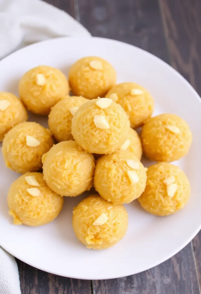 30 Easy Indian Air Fryer Recipes: Crispy And Healthy 21 30 Easy Indian Air Fryer Recipes: Crispy And Healthy - 21. Air Fryer Coconut Ladoo
