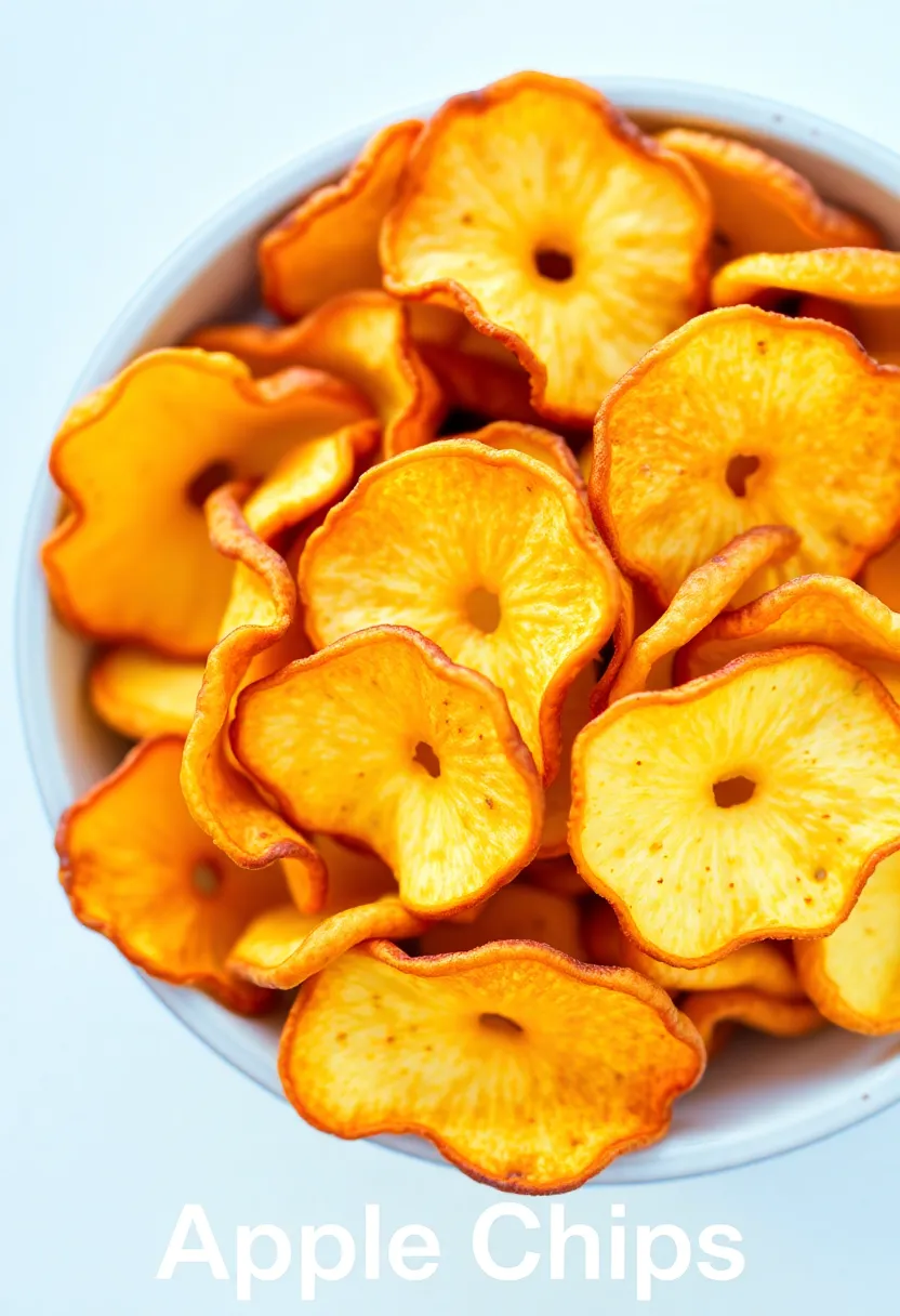 30 Easy Indian Air Fryer Recipes: Crispy And Healthy 29 30 Easy Indian Air Fryer Recipes: Crispy And Healthy - 29. Air Fryer Apple Chips