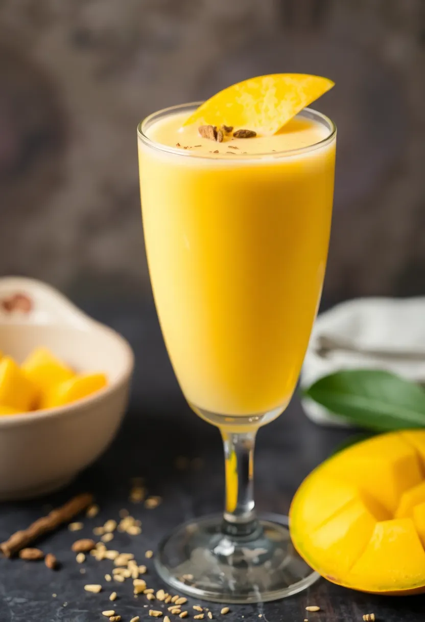 30 Easy Indian Air Fryer Recipes: Crispy And Healthy 30 30 Easy Indian Air Fryer Recipes: Crispy And Healthy - 30. Air Fryer Mango Lassi