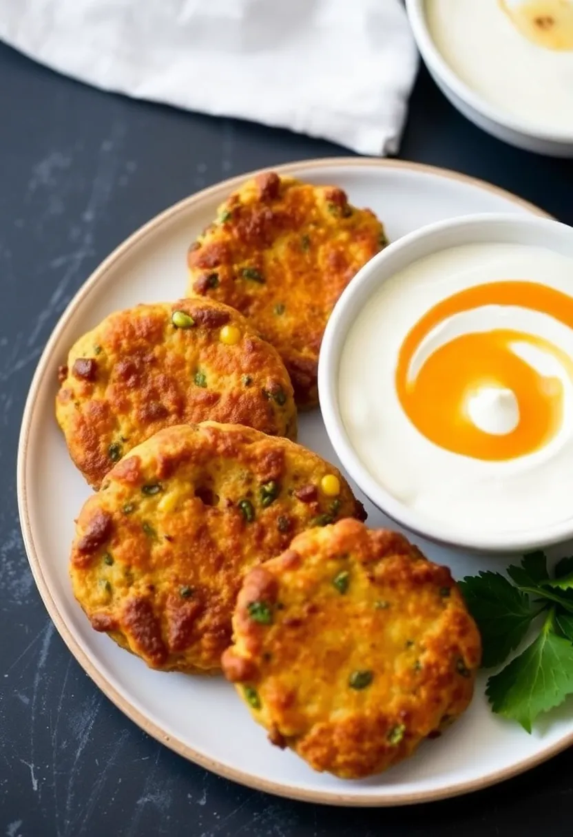 30 Easy Indian Air Fryer Recipes: Crispy And Healthy 7 30 Easy Indian Air Fryer Recipes: Crispy And Healthy - 7. Corn and Spinach Fritters