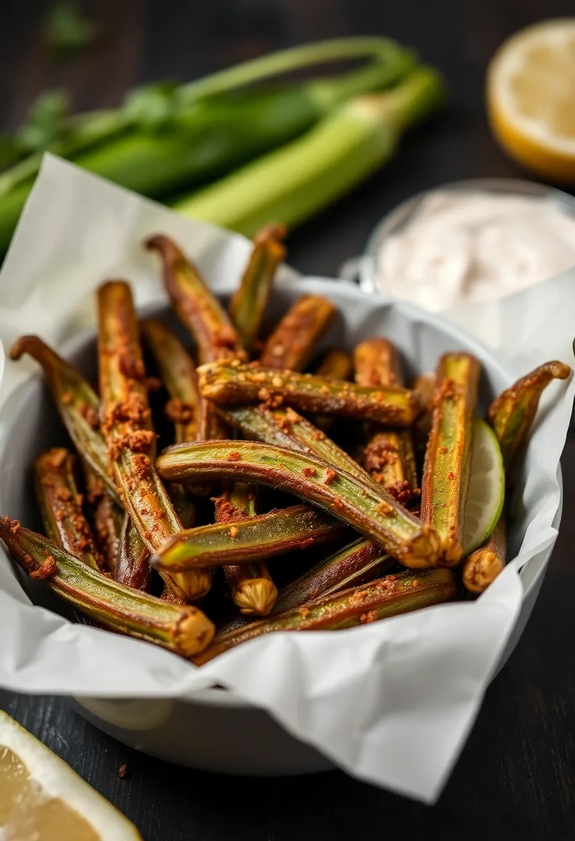 30 Easy Indian Air Fryer Recipes: Crispy And Healthy 9 30 Easy Indian Air Fryer Recipes: Crispy And Healthy - 9. Air Fryer Bhindi (Okra) Fries