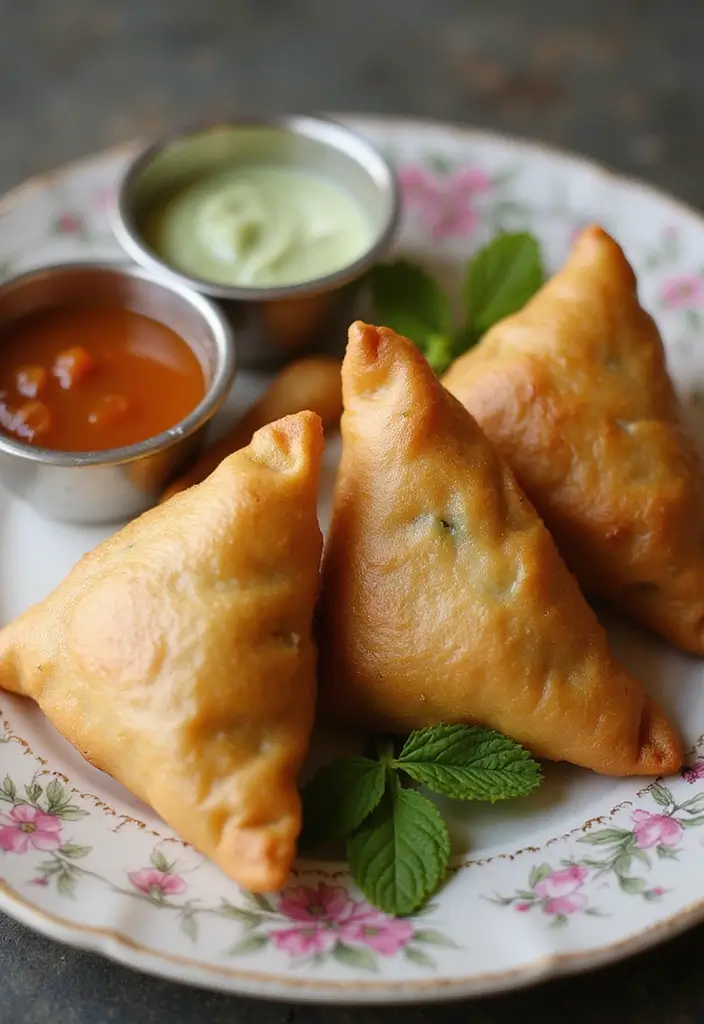 30 Easy Indian Appetizer Recipes To Wow Your Guests 1 30 Easy Indian Appetizer Recipes To Wow Your Guests - 1. Vegetable Samosas