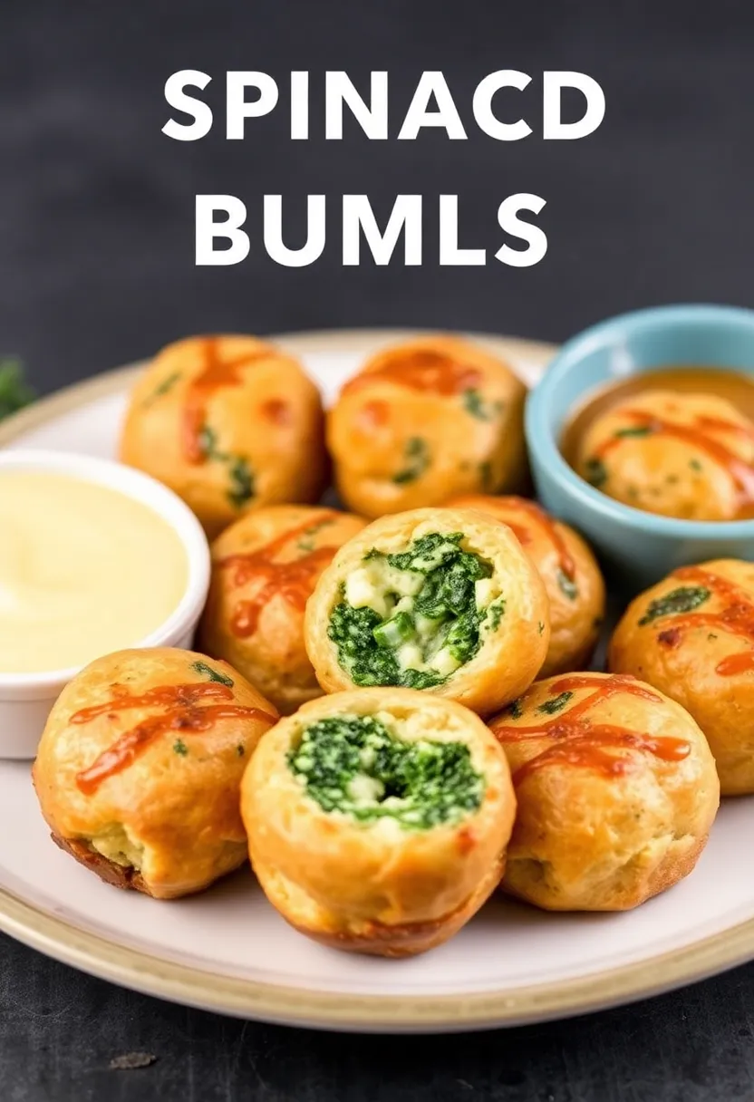 30 Easy Indian Appetizer Recipes To Wow Your Guests 21 30 Easy Indian Appetizer Recipes To Wow Your Guests - 21. Spinach and Cheese Bombs