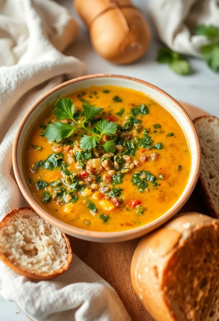 30 High Protein Indian Vegetarian Recipes To Keep You Energized 5 30 High Protein Indian Vegetarian Recipes To Keep You Energized - 5. Lentil and Spinach Soup