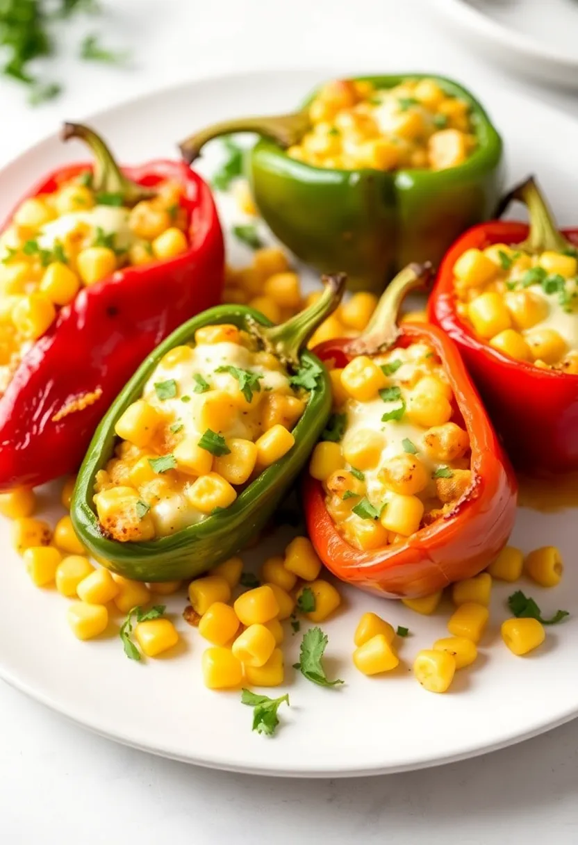 30 Indian Sweet Corn Recipes Simple Yet Delicious 30. Corn and Cheese Stuffed Peppers