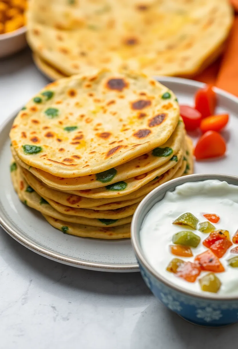 30 Indian Sweet Corn Recipes Simple Yet Delicious 5. Corn and Spinach Paratha