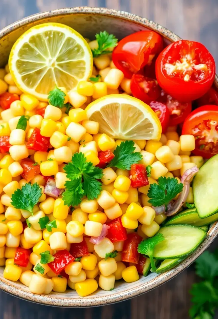 30 Indian Sweet Corn Recipes Simple Yet Delicious 8. Corn Salad with Lemon Dressing