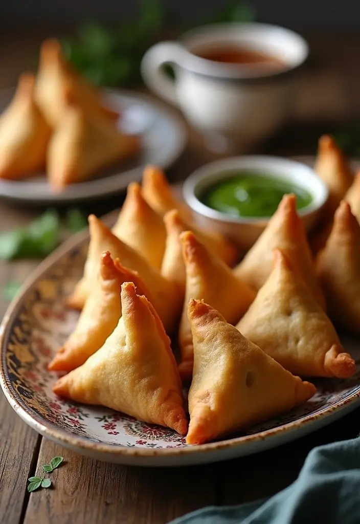 30 Indian Tea Time Snack Recipes Perfect With Chai 1 30 Indian Tea Time Snack Recipes Perfect With Chai - 1. Baked Masala Samosas