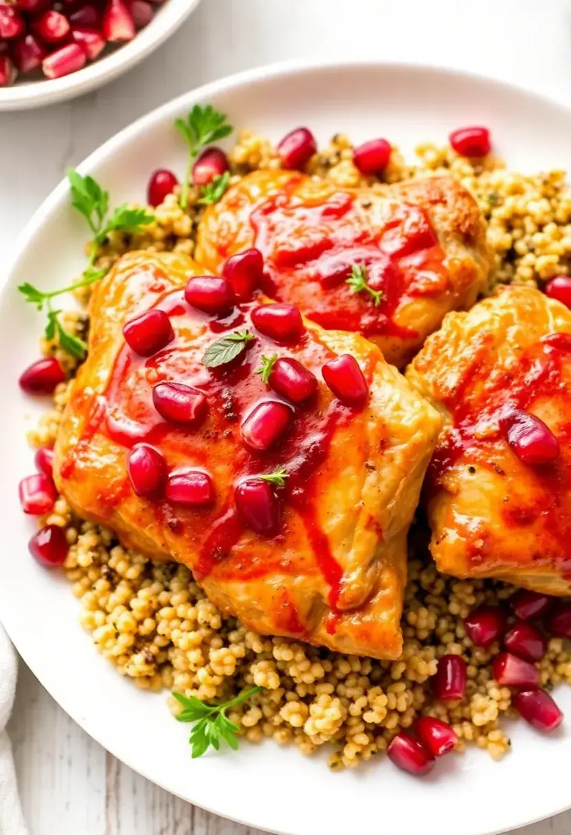 30 Juicy Indian Chicken Thigh Recipes Packed With Flavor 17 30 Juicy Indian Chicken Thigh Recipes Packed With Flavor - 17. Pomegranate Glazed Chicken Thighs