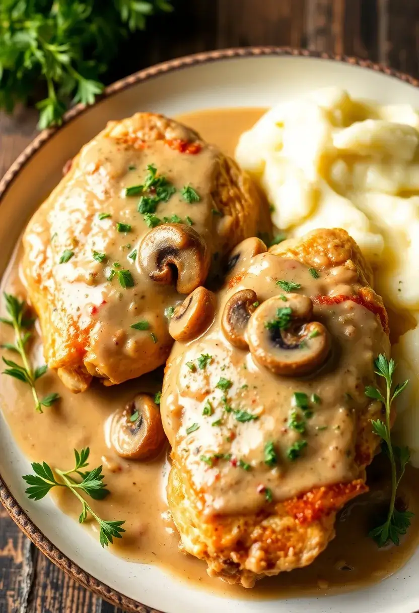 30 Juicy Indian Chicken Thigh Recipes Packed With Flavor 24 30 Juicy Indian Chicken Thigh Recipes Packed With Flavor - 24. Chicken Thighs with Creamy Mushroom Sauce