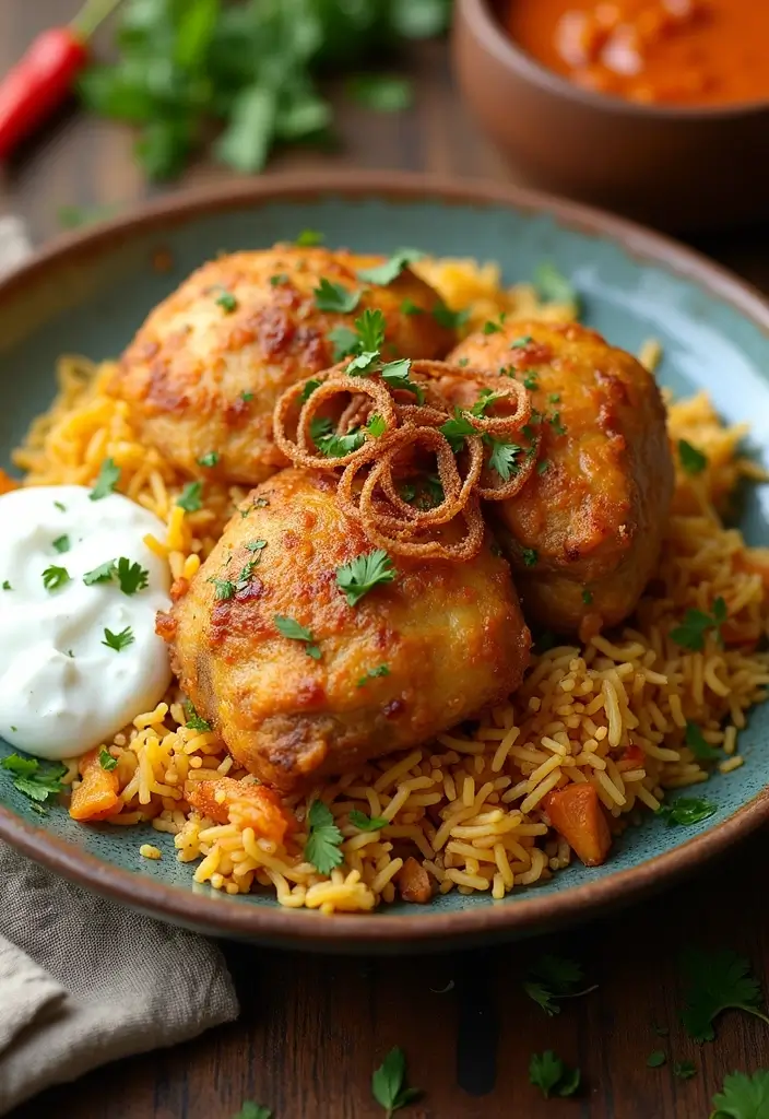 30 Juicy Indian Chicken Thigh Recipes Packed With Flavor 5 30 Juicy Indian Chicken Thigh Recipes Packed With Flavor - 5. Chicken Biryani Thighs