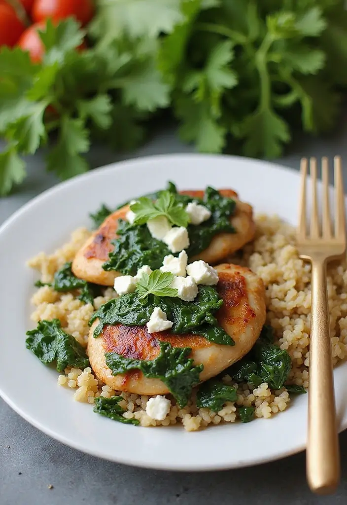 30 Juicy Indian Chicken Thigh Recipes Packed With Flavor 8 30 Juicy Indian Chicken Thigh Recipes Packed With Flavor - 8. Chicken Thighs with Spinach and Feta