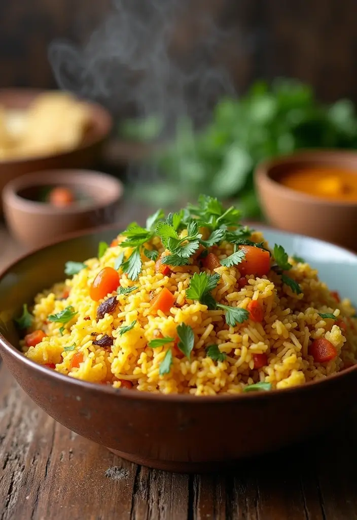 30 Low Carb Indian Recipes For Guilt Free Eating 1 30 Low Carb Indian Recipes For Guilt Free Eating - 1. Cauliflower Rice Biryani