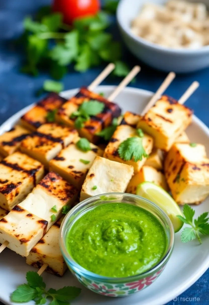 30 Low Carb Indian Recipes For Guilt Free Eating 26 30 Low Carb Indian Recipes For Guilt Free Eating - 26. Paneer Skewers with Mint Chutney