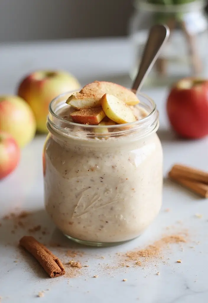 30 Veg Indian Breakfast Recipes To Start Your Day Right 27 30 Veg Indian Breakfast Recipes To Start Your Day Right - 27. Apple Cinnamon Overnight Oats