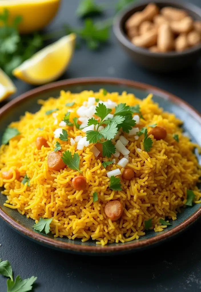 30 Veg Indian Breakfast Recipes To Start Your Day Right 3 30 Veg Indian Breakfast Recipes To Start Your Day Right - 3. Poha