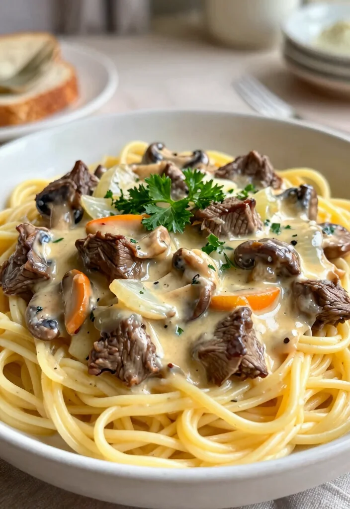 10 Buttermilk Dinner Recipes for Rich Home Style Flavor - 7. Buttermilk Beef Stroganoff 1