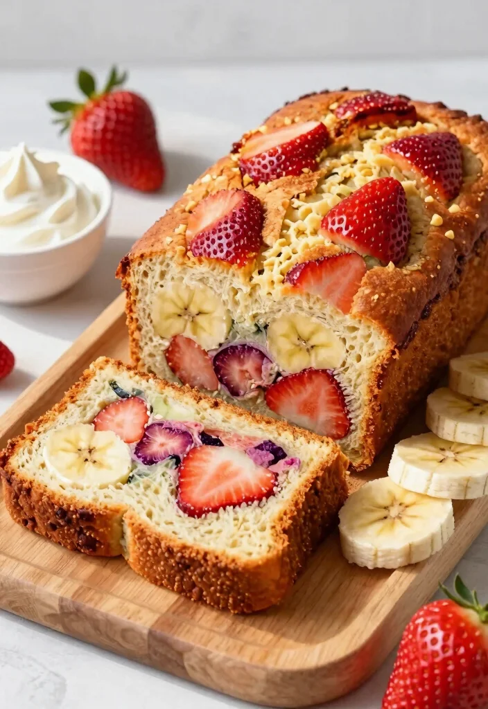 10 Easy Dessert Bread Recipes for Simple Sweet Baking 67 10 Easy Dessert Bread Recipes for Simple Sweet Baking - 7. Strawberry Banana Bread 1