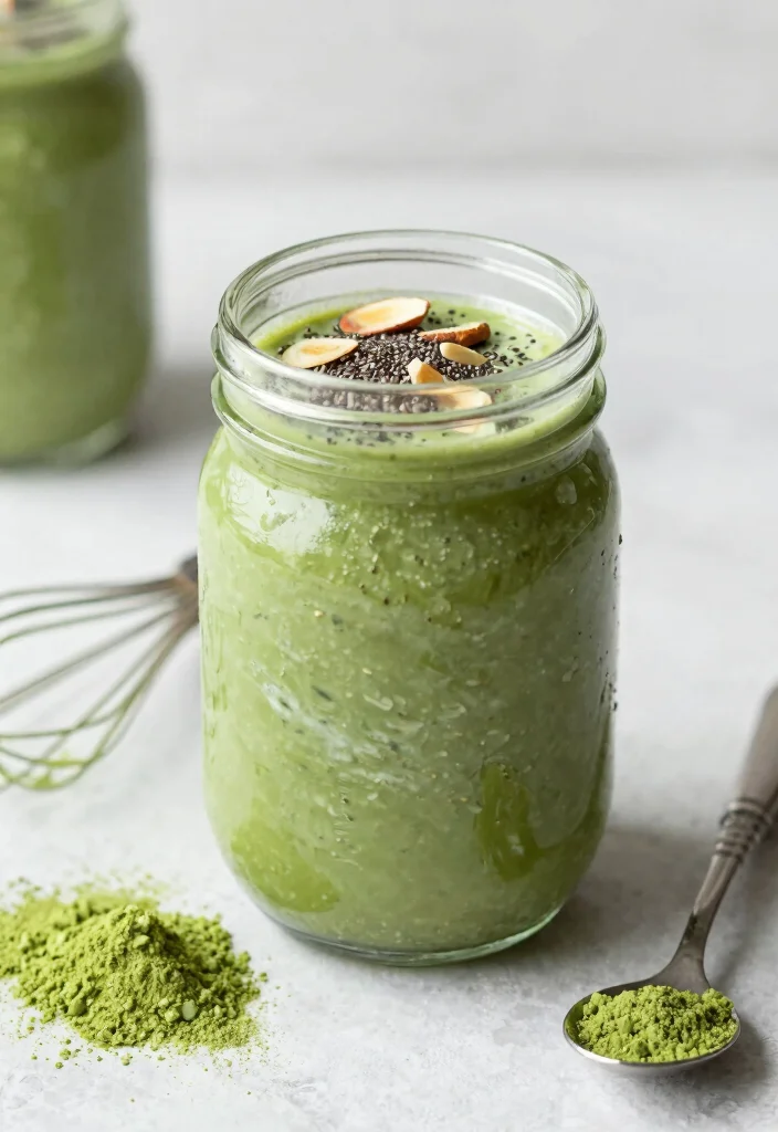 10 Easy Healthy Oat Breakfast Recipes for Busy Mornings - 6. Matcha Green Tea Overnight Oats 1