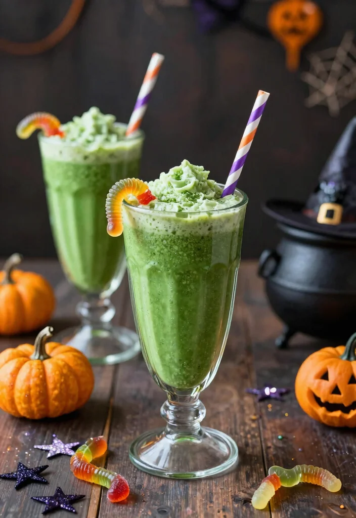 10 Halloween Vegan Recipes for Festive Plant Based Fun 23 10 Halloween Vegan Recipes for Festive Plant Based Fun - 3. Witch’s Brew Smoothie 1