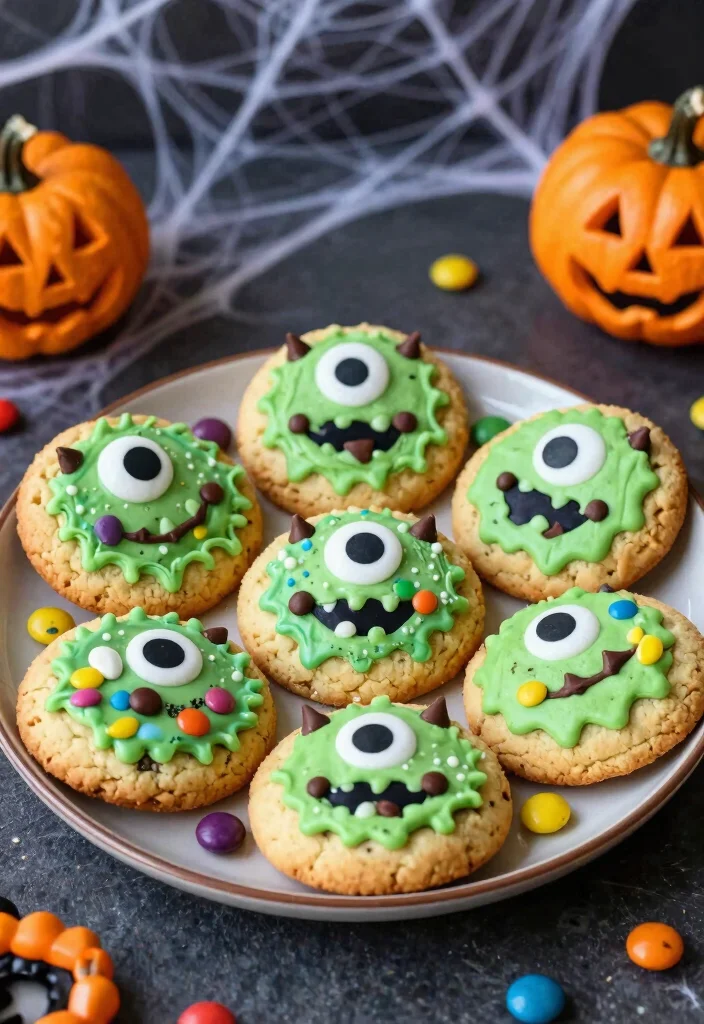 10 Halloween Vegan Recipes for Festive Plant Based Fun 67 10 Halloween Vegan Recipes for Festive Plant Based Fun - 7. Monster Cookies 1