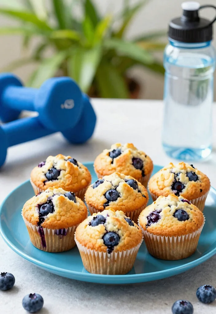 10 Healthy Blueberry Muffin Recipes for Easy Meal Prep - 2. Protein-Packed Blueberry Muffins 1