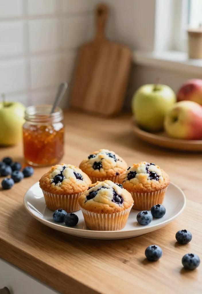 10 Healthy Blueberry Muffin Recipes for Easy Meal Prep - 8. Low-Sugar Blueberry Muffins 1