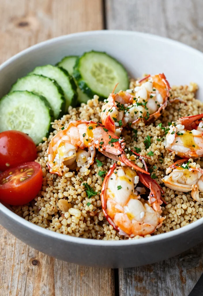 10 Healthy Lobster Recipes for Light Elegant Meals - 8. Lobster Quinoa Bowl 1