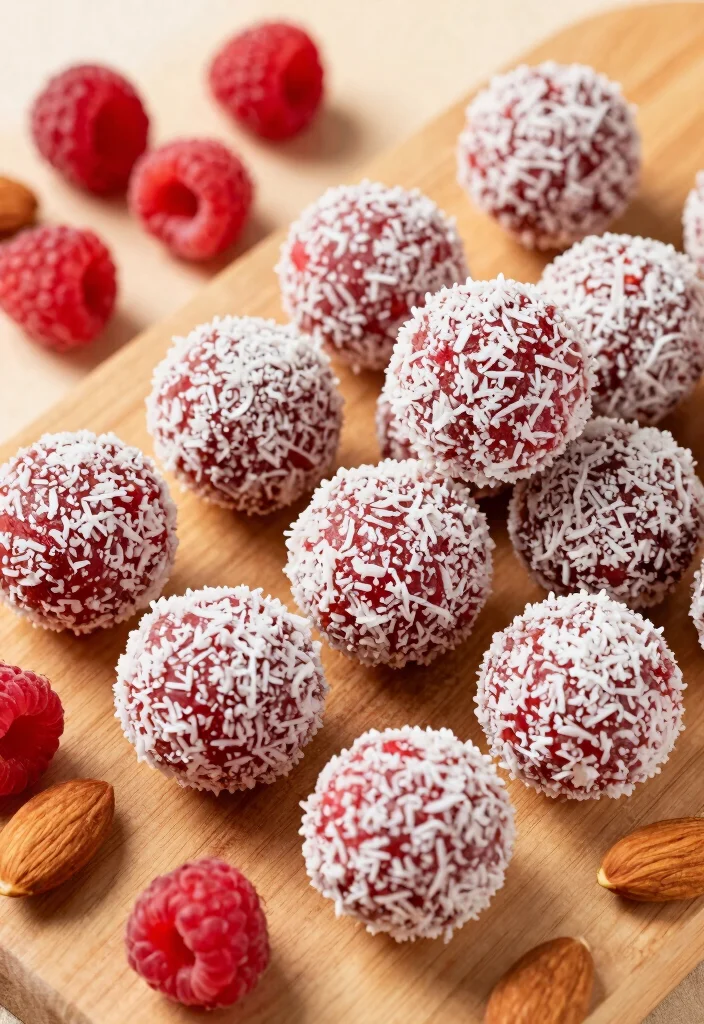 10 Individual Dessert Recipes for Perfect Single Servings 100 10 Individual Dessert Recipes for Perfect Single Servings - 10. Raspberry Almond Joy Energy Bites 1