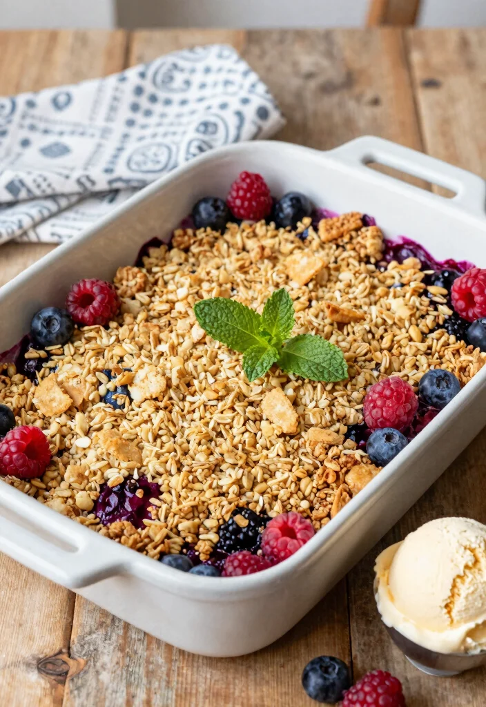 10 Individual Dessert Recipes for Perfect Single Servings 23 10 Individual Dessert Recipes for Perfect Single Servings - 3. Berry Quinoa Crisp 1