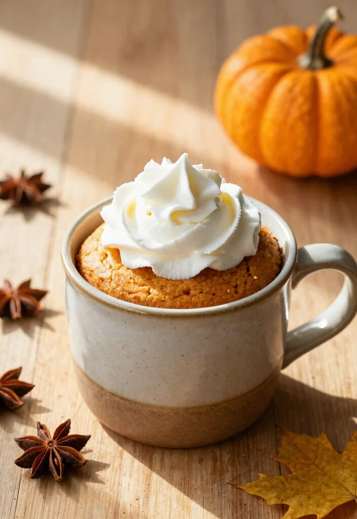 10 Individual Dessert Recipes for Perfect Single Servings 56 10 Individual Dessert Recipes for Perfect Single Servings - 6. Pumpkin Spice Mug Cake 1