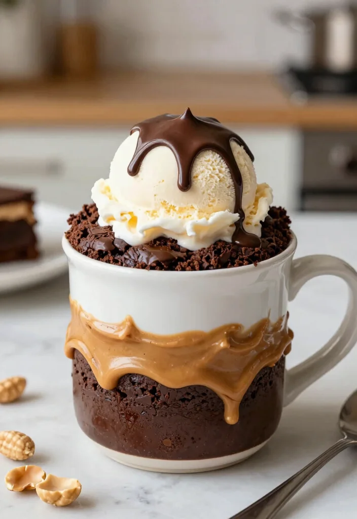 10 Individual Dessert Recipes for Perfect Single Servings 78 10 Individual Dessert Recipes for Perfect Single Servings - 8. Peanut Butter Chocolate Mug Brownie 1