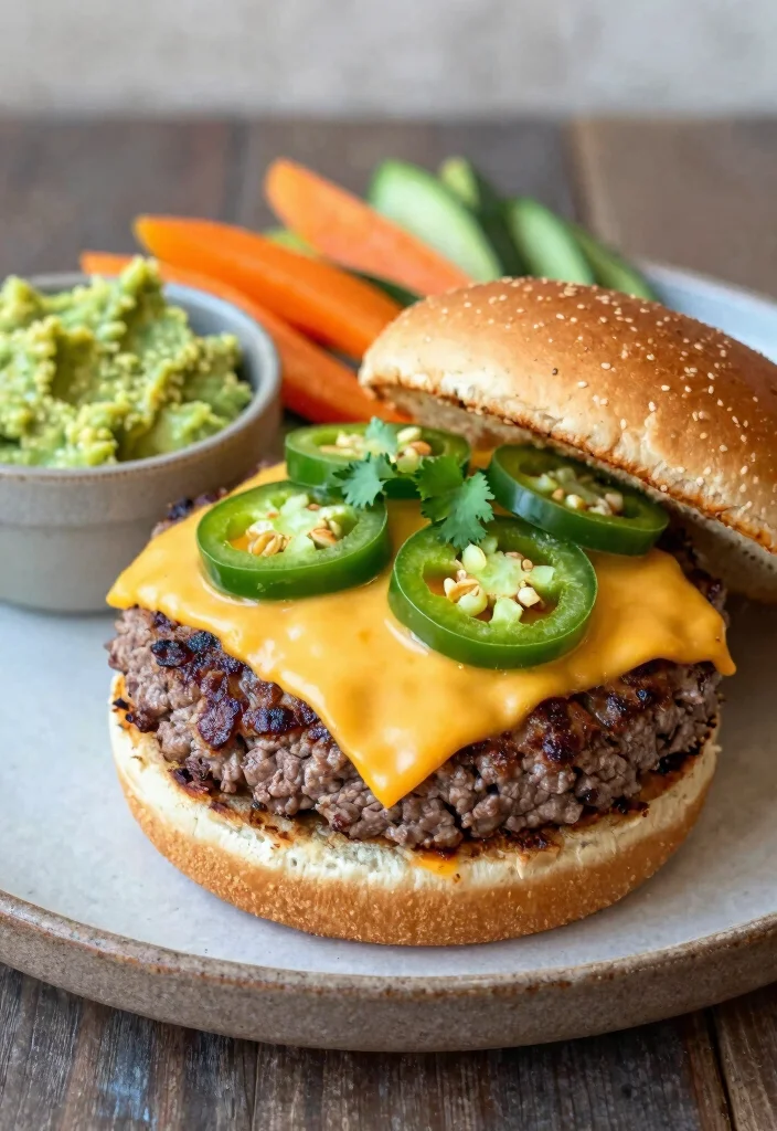 10 Keto Burger Recipes for Juicy Low Carb Comfort - 5. Spicy Jalapeño Burger 1