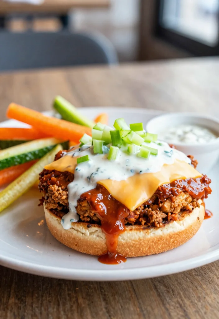 10 Keto Burger Recipes for Juicy Low Carb Comfort - 6. Buffalo Chicken Burger 1