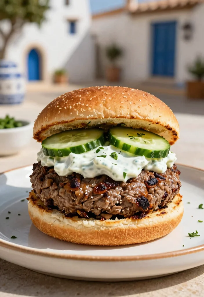 10 Keto Burger Recipes for Juicy Low Carb Comfort - 8. Mediterranean Lamb Burger 1