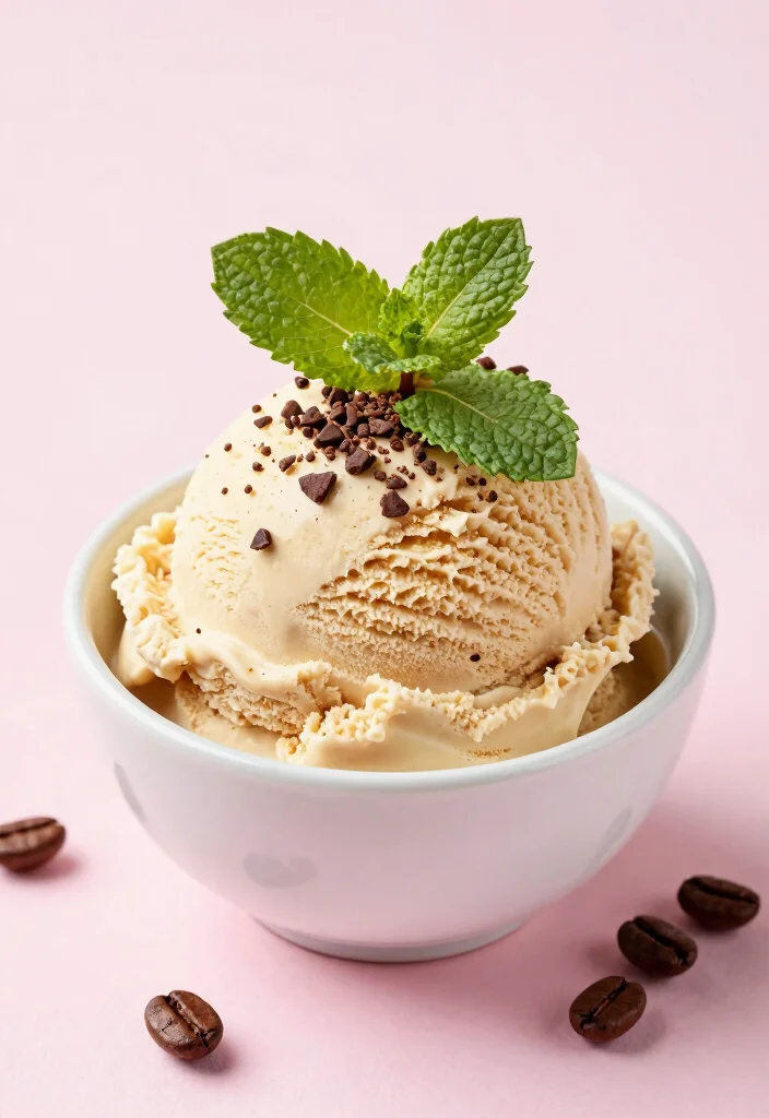 10 Keto Coffee Ice Cream Recipes for Creamy Low Carb Treats - 10. Mint Coffee Ice Cream 1