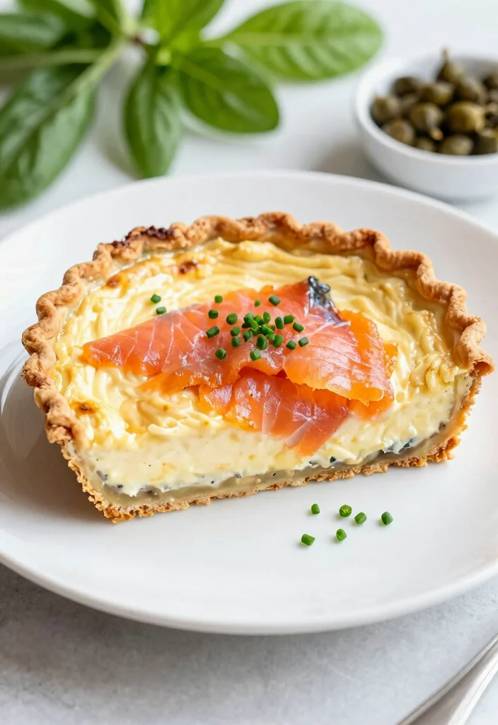 10 Keto Crustless Quiche Recipes for Easy Breakfasts 100 10 Keto Crustless Quiche Recipes for Easy Breakfasts - 10. Smoked Salmon and Cream Cheese Crustless Quiche 1