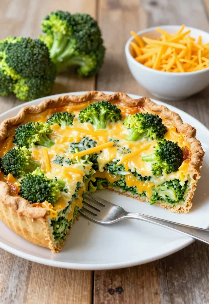 10 Keto Crustless Quiche Recipes for Easy Breakfasts 56 10 Keto Crustless Quiche Recipes for Easy Breakfasts - 6. Broccoli and Cheddar Crustless Quiche 1