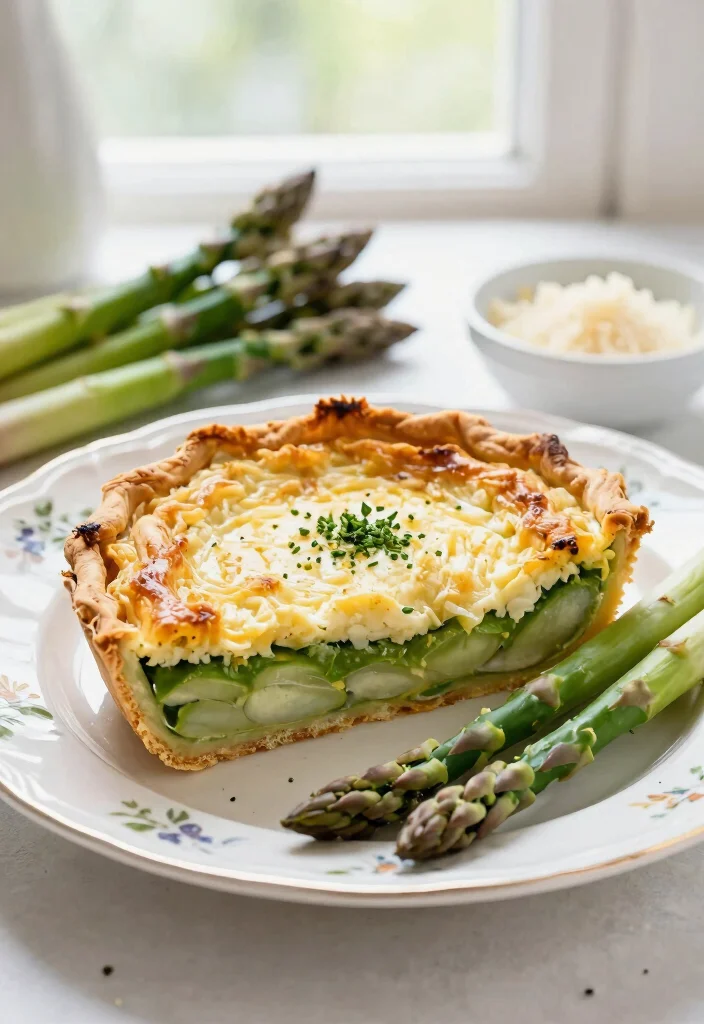 10 Keto Crustless Quiche Recipes for Easy Breakfasts 67 10 Keto Crustless Quiche Recipes for Easy Breakfasts - 7. Asparagus and Parmesan Crustless Quiche 1